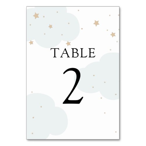 Over the Moon Table Number