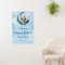 Over The Moon Teddy Bear Baby Shower Welcome Sign