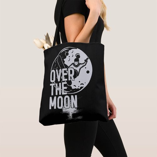 Over The Moon Tote Bag