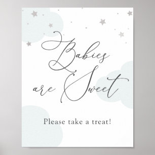 Over the Moon Twinkle Star Babies are Sweet Treat Poster