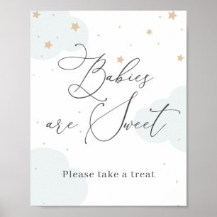 Over the Moon Twinkle Star Babies are Sweet Treat Poster