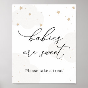 Over the Moon Twinkle Star Babies are Sweet Treat Poster