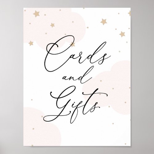 Over the Moon Twinkle Star Cards and Gifts Sign