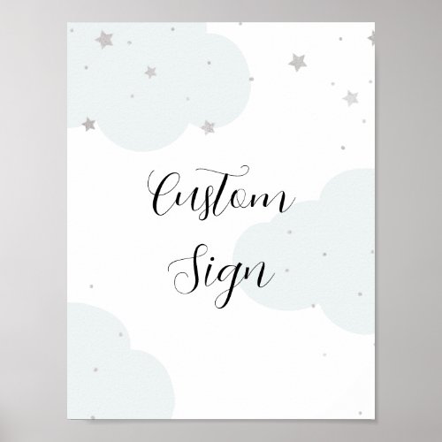 Over the Moon Twinkle Star Custom sign