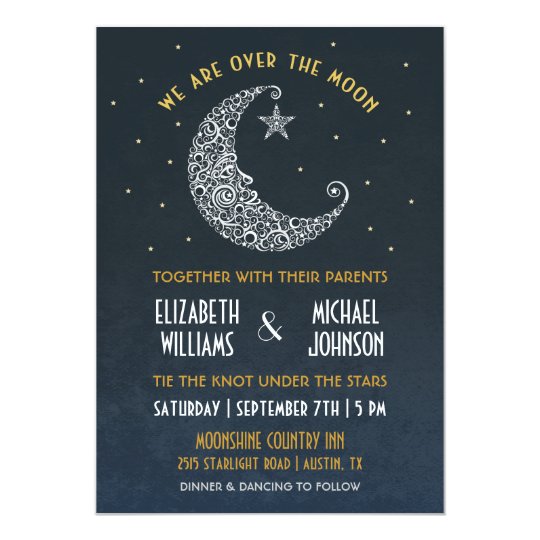 Moon Wedding Invitations 7