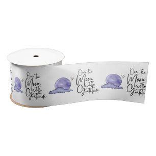 Over The Moon With Gratitude Ribbon
