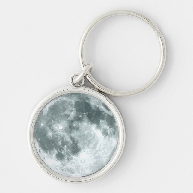 "OVER THE MOON" Zipper-Pull & Keychain (Front)