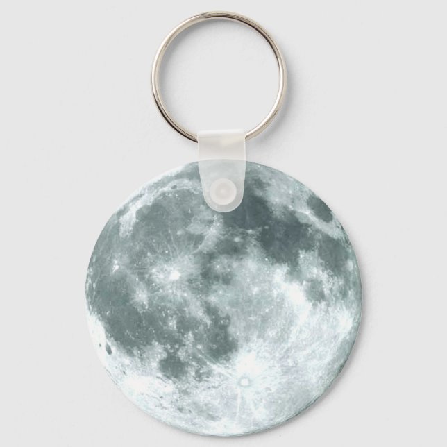 "OVER THE MOON" Zipper-Pull & Keychain (Front)