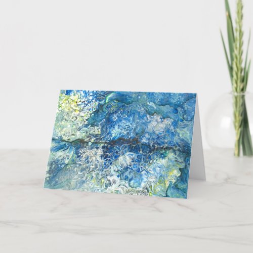 Over the Mountains Over The Sea Card