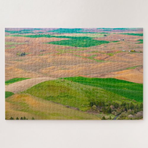 Over the Painted Palouse from Steptoe Butte Hard Jigsaw Puzzle