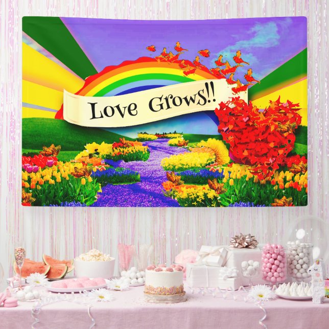 OVER THE RAINBOW BANNER (Party)