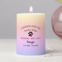 Over The Rainbow Bridge Pet Memorial 3x4