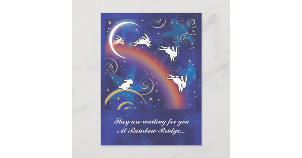 OVER THE RAINBOW BRIDGE POSTCARD | Zazzle
