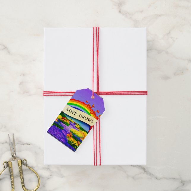 OVER THE RAINBOW GIFT TAGS (With Twine)