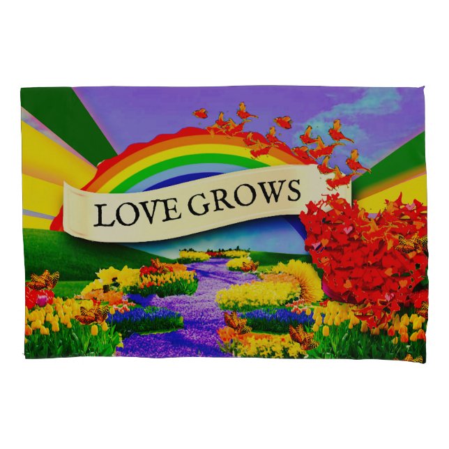 OVER THE RAINBOW PILLOW CASE (Front)