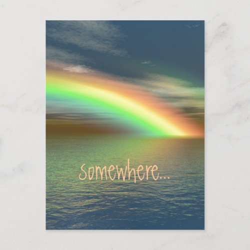 Over the Rainbow Postcard
