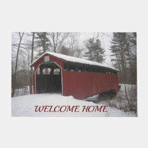 "Over the River and Through the Woods" Doormat