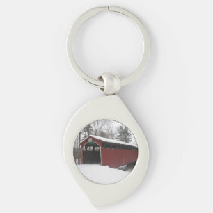 "Over the River and Through the Woods" Keychain