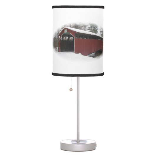"Over the River and Through the Woods" Table Lamp (Right)