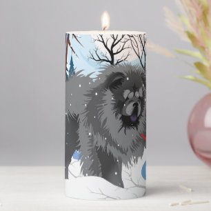 OVER THE RIVER Black Chow Candle