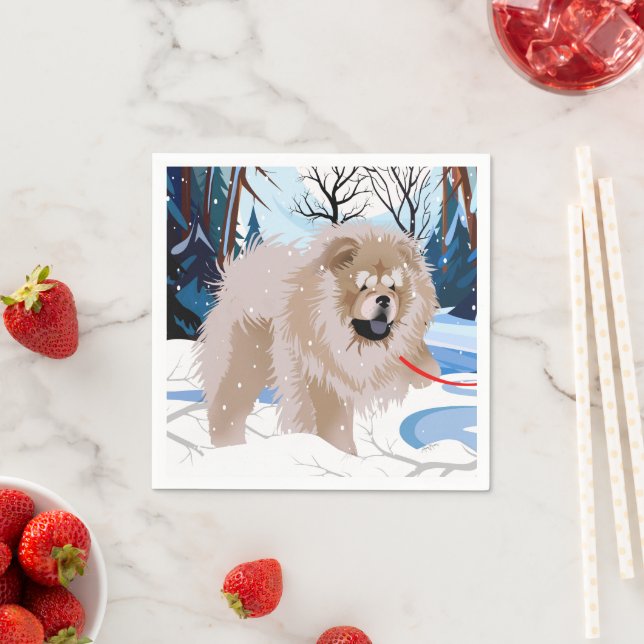 OVER THE RIVER Fawn Chow  napkins (Insitu)