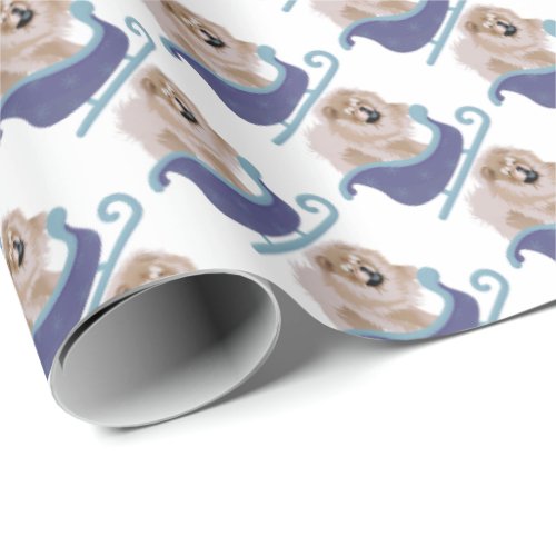 OVER THE RIVER Fawn Chow wrapping paper