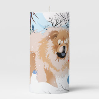 OVER THE RIVER Red Chow Candle