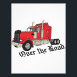 Over The Road Letterhead<br><div class="desc">The classic truck will satisfy vehicle-lovers of any age! Great design for T-shirts and sweatshirts.</div>