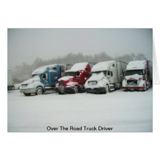 Over The Road Truck Driver Cards