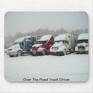 Over The Road Truck Driver Mouse Pad