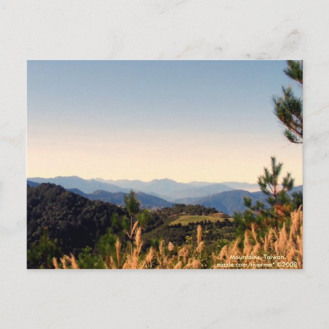 Over the Yonder/Nature Mountain Ranges Postcard (Front)