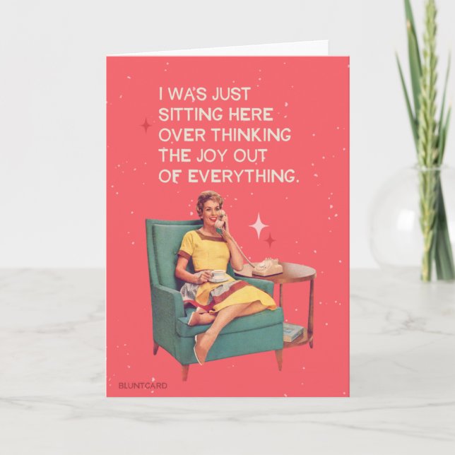 over thinking card (Front)