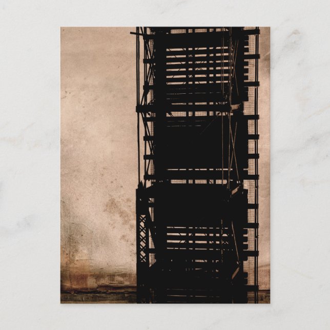 'over' trestle bridge postcard (Front)