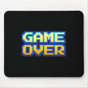 Over Vintage Retro Video Game Arcade 80s 90s Mouse Pad
