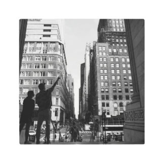 Over Yonder: New York Public Library Metal Print