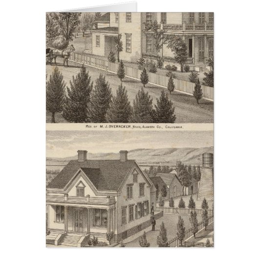 Overacker, Emerson residences Cards (Front)