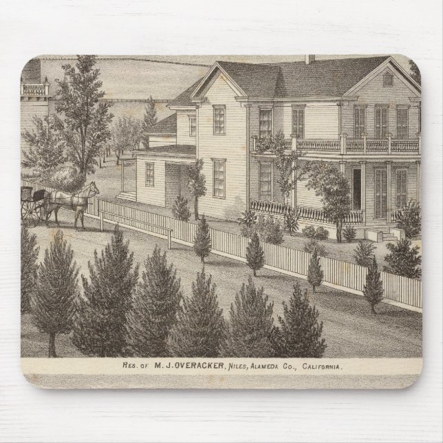 Overacker, Emerson residences Mouse Pad (Front)
