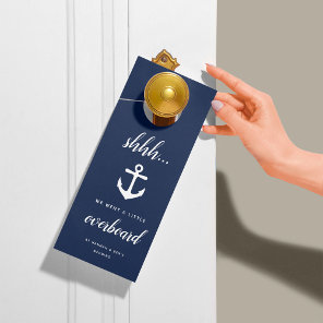 Overboard | Do Not Disturb Wedding Hotel Door Hanger
