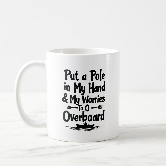 Overboard with Joy Coffee Mug (Left)
