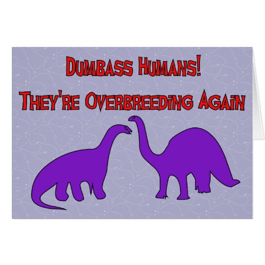 Overbreeding Dinosaurs Cards (Front Horizontal)