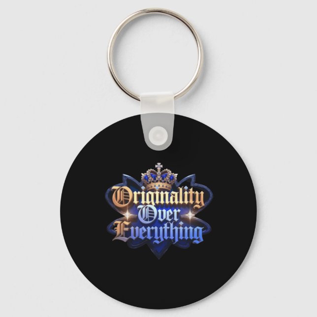 Overcome Your Weaknesses Sticker  Keychain (Front)