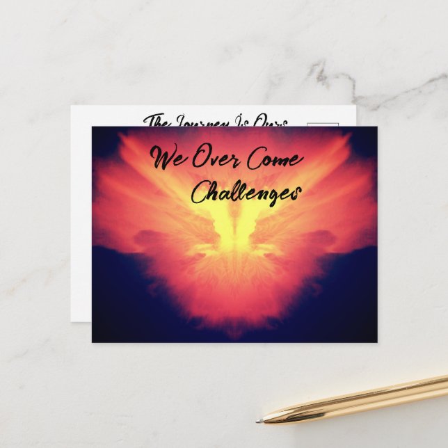 Overcoming A Loss of a Pet or Loved One Postcard (Front/Back In Situ)