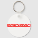 Overconfident Stamp Keychain