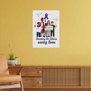Overdose Awareness - Breaking the Silence  Poster