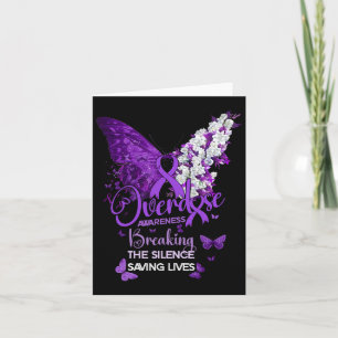 Overdose Awareness Breaking The Silence Saving Liv Card