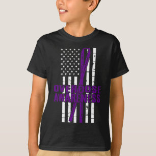 Overdose Awareness Day  Family Against Addictions  T-Shirt