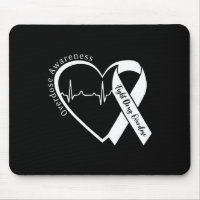 Overdose Awareness Month Heart Purple Ribbon Suppo