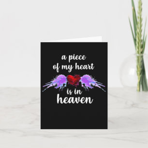 Overdose Awareness Piece Of My Heart In Heaven  Card