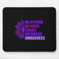 Overdose Awareness Purple Ribbon Drug Addiction 3 
