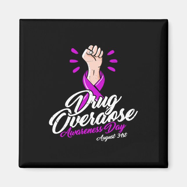 Overdose Does Not Discriminate - Overdose Awarenes Magnet (Front)
